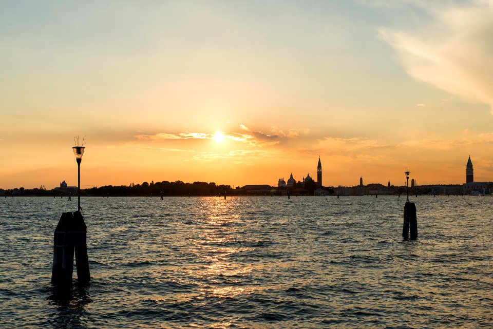 Sonnenuntergang über Venedig