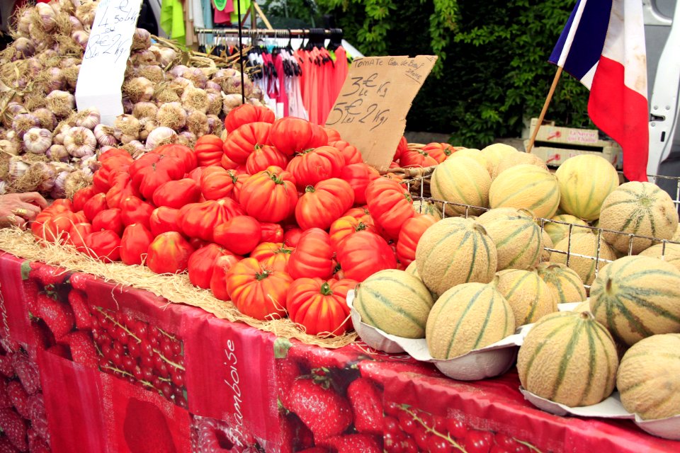 Cœurs de bœuf et melons