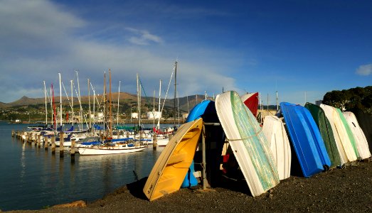 At the marina. Port Lyttleton.