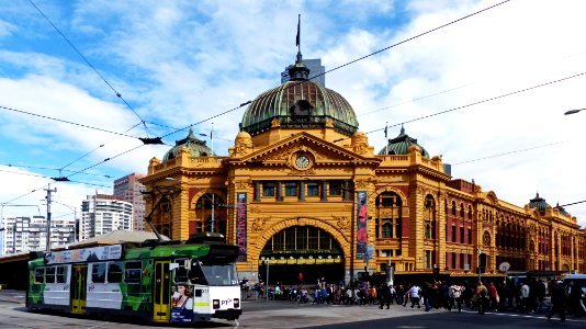 Flinders Street Station Melbourne.Aust. photo