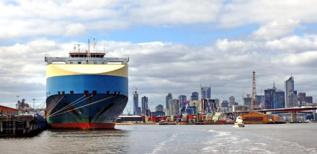 Adria Ace. Car carrier Port of Melbourne.