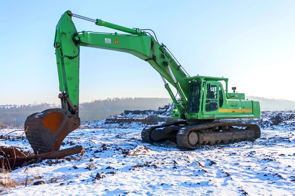 Backhoe bucket iron hydraulic