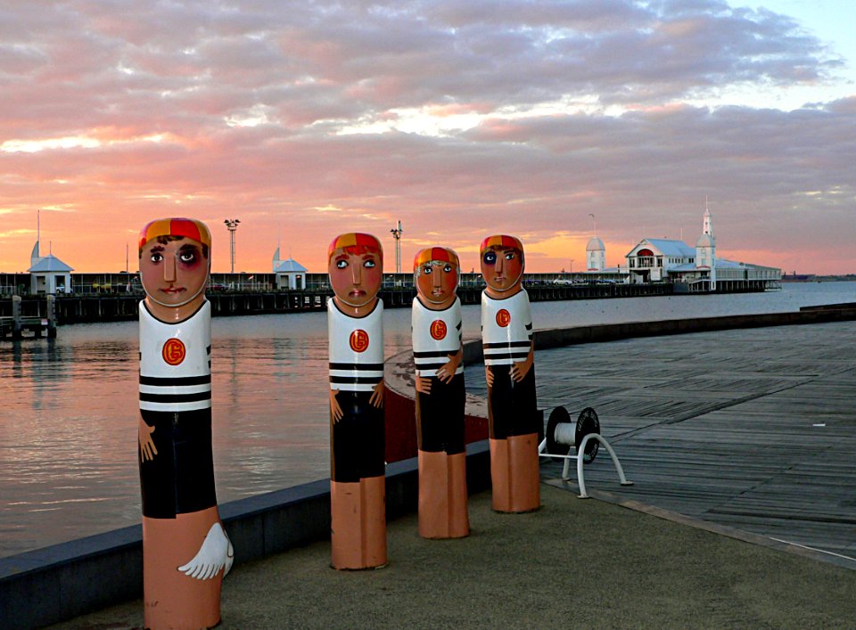 Waterfront Bollards Geelong Vic.