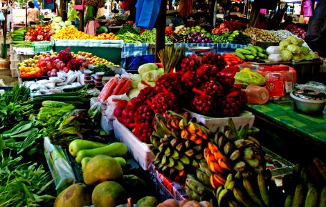 Local produce.   Tamu Kianggeh Brunei.