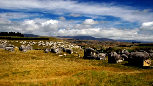 The Elephant Rocks. Otago. NZ photo