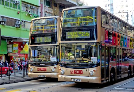 KMB Volvo B10TL Hong Kong. photo