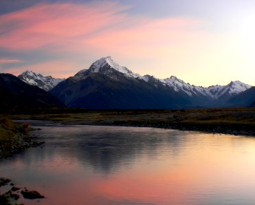 Sunrise Mount Cook. photo