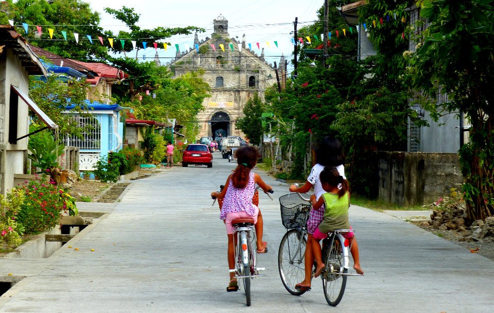 Street scene. Paoay Philippines.