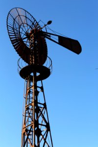 L'éolienne de la commune de Clapiers photo