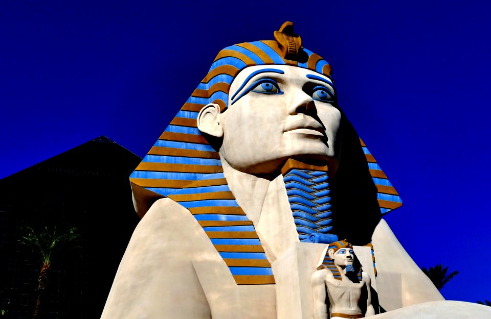 Great Sphinx of Giza, Luxor Hotel. Las Vegas.