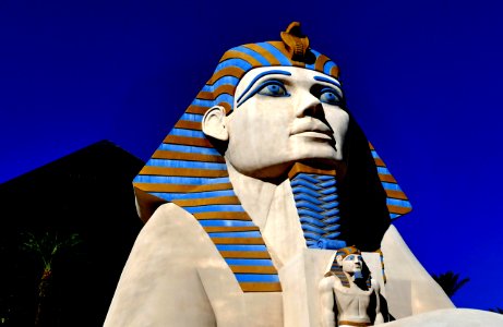 Great Sphinx of Giza, Luxor Hotel. Las Vegas.