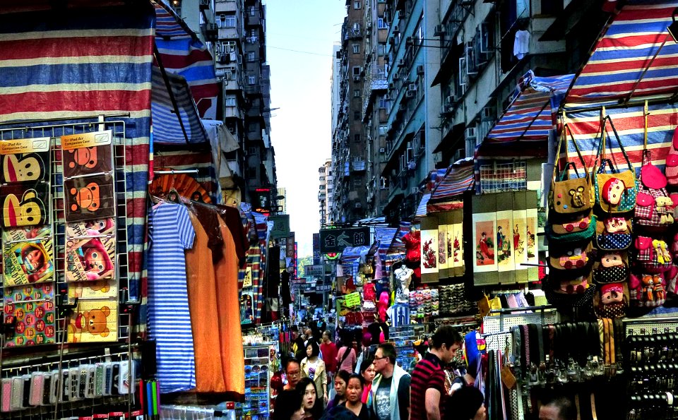 Street market. Mongkok. HK.