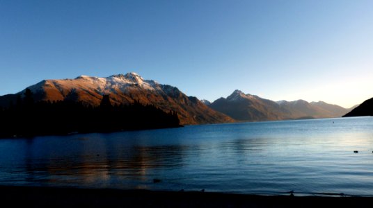 Last Light. Lake Wakatipu.NZ photo