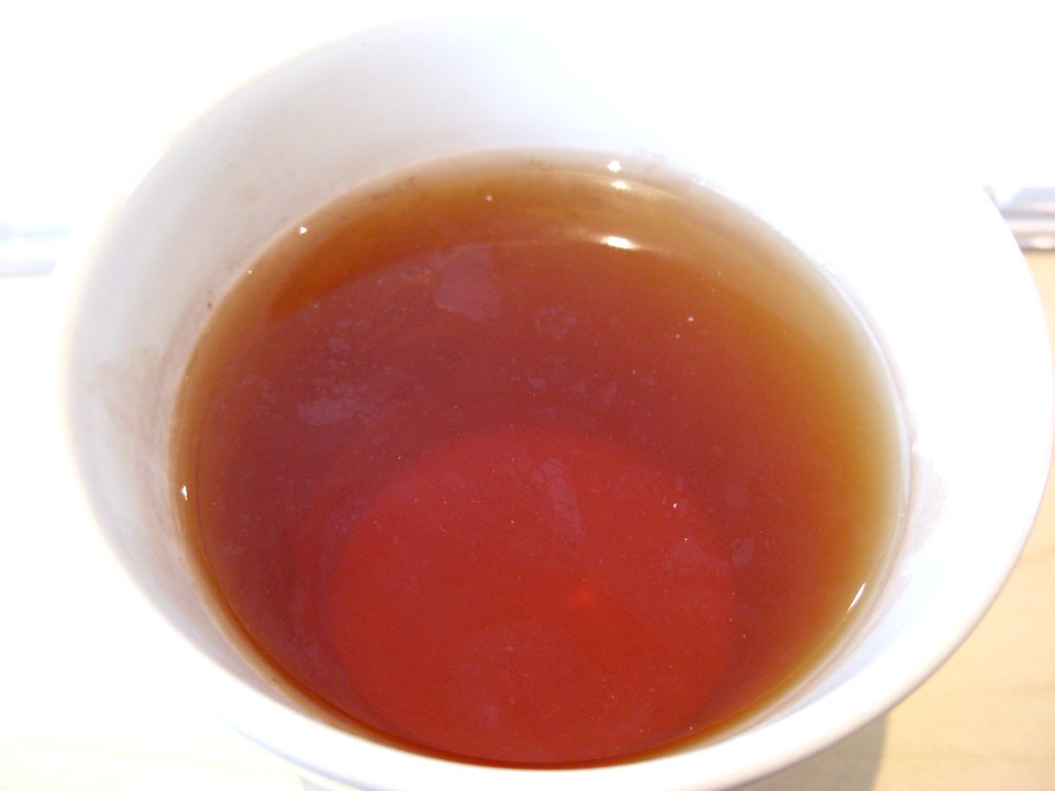 deftiger Kalkgehalt