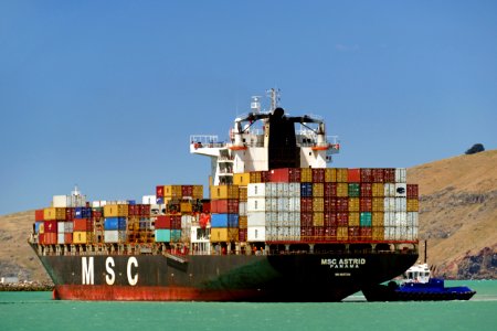 MSC ASTRID Container Ship. photo