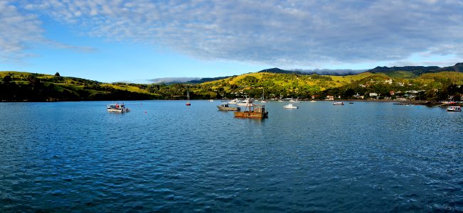 Akaroa New Zealand. photo