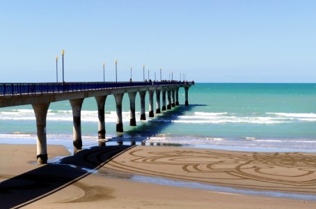 New Brighton Pier. Christchurch NZ. photo