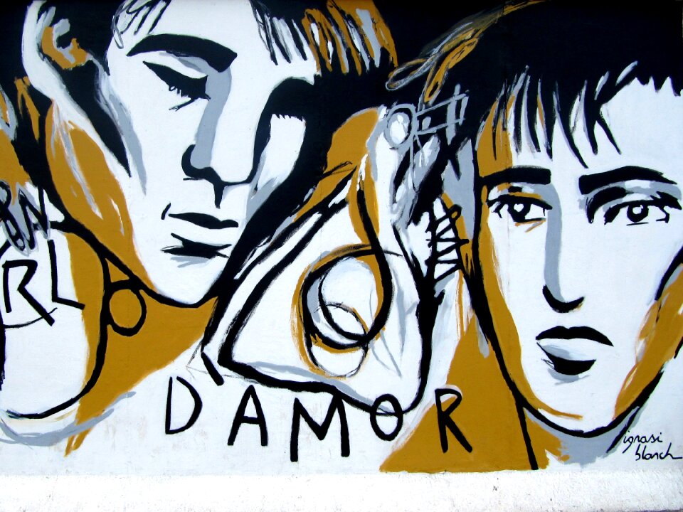 Graffiti east side gallery art