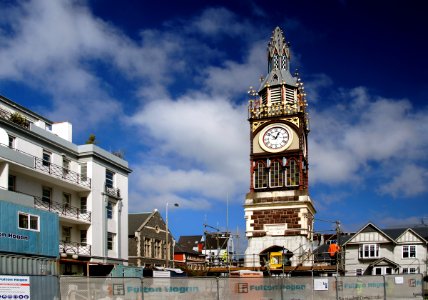 Queen Victoria Clock Tower repair. photo
