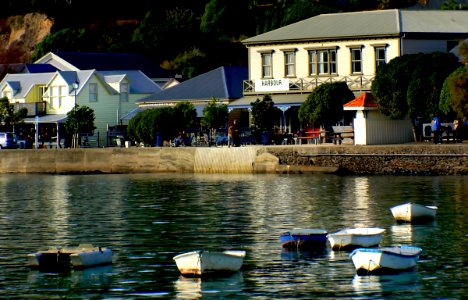 Akaroa waterfront.NZ photo
