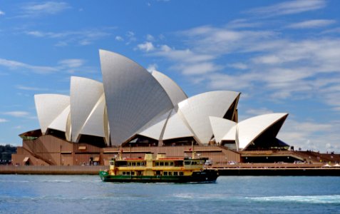 On Sydney Harbour.