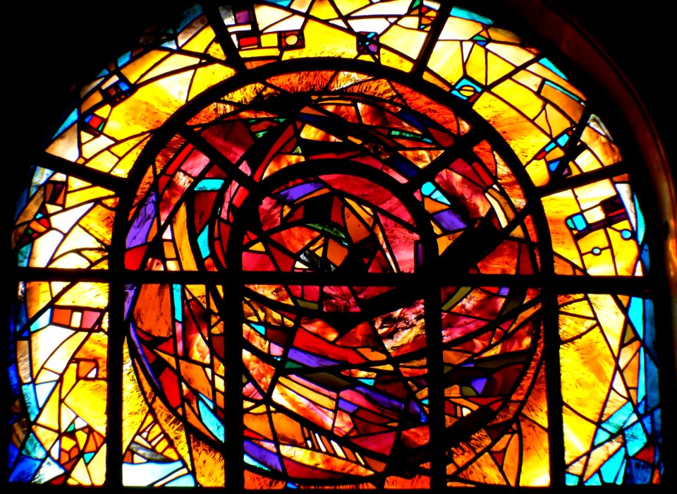 Window Catholic Cathedral Christchurch