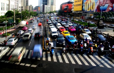 Traffic Bangkok. photo