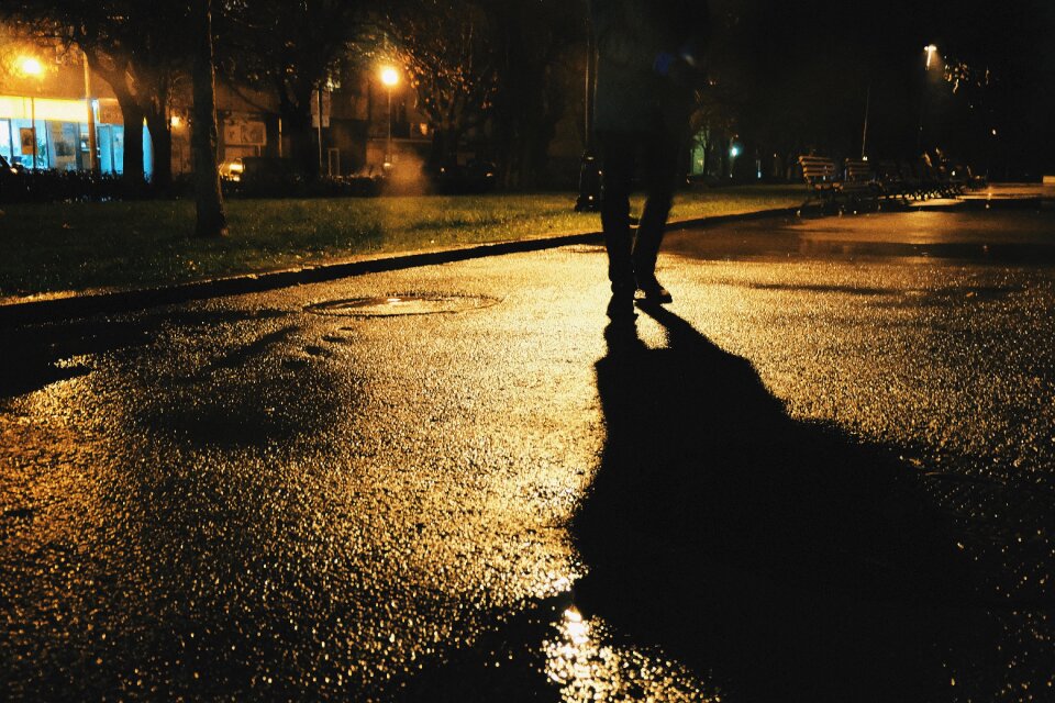 Night evening street