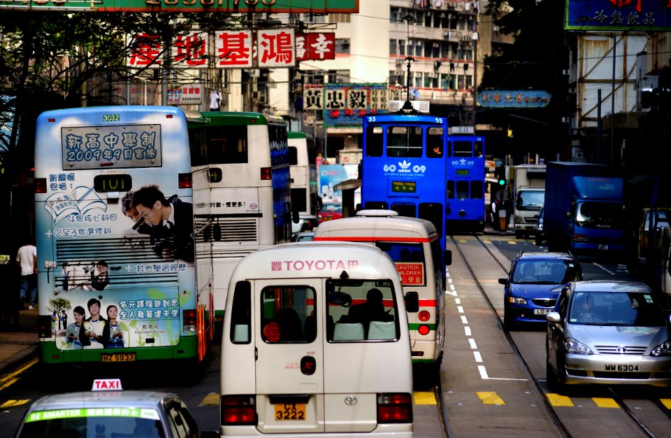 Street scene Hong Kong.