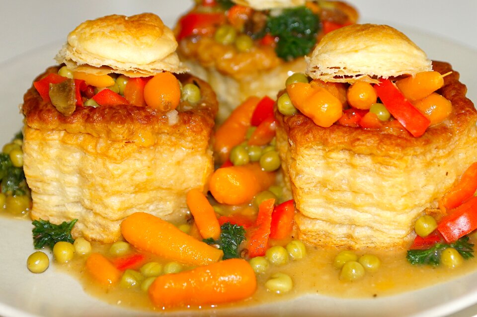 Pate puff pastry color