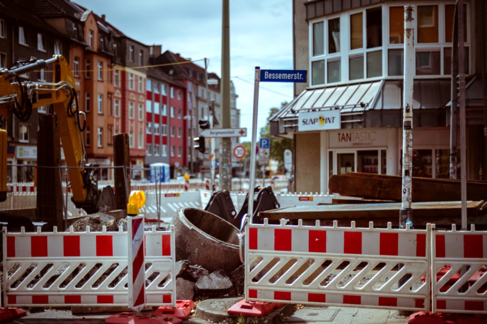 Baustelle Hattinger Straße