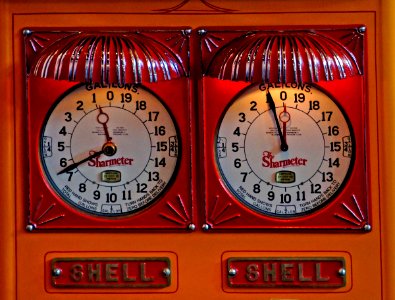 Shell Gas pumps.