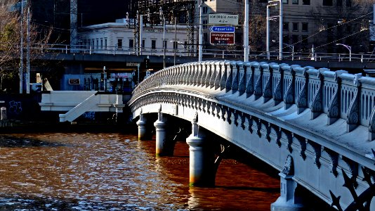 Queens Bridge. Melbourne.Aust. photo