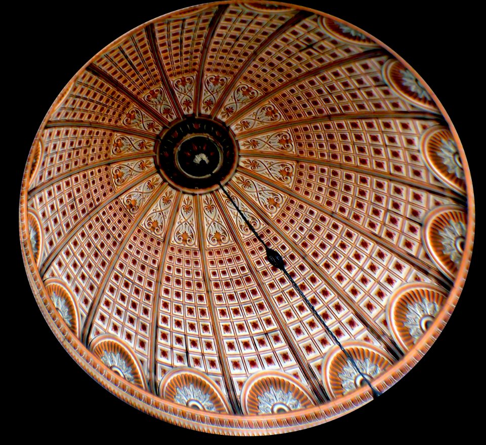 Ceiling  Dome. Catholic Cathedral Christchurch.