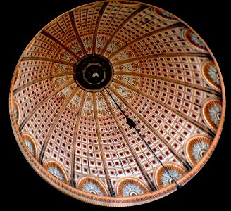 Ceiling Dome. Catholic Cathedral Christchurch. photo