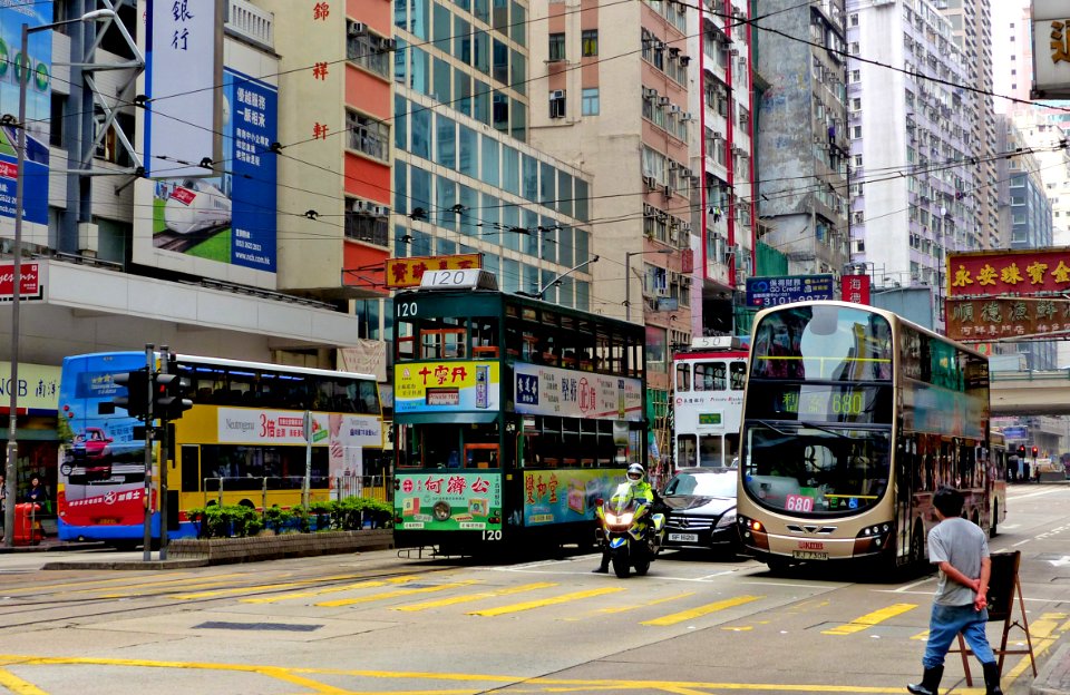 Hong Kong public transport.