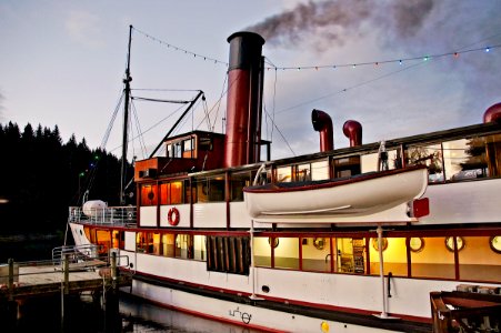 TSS Earnslaw at Walter Peak. NZ photo