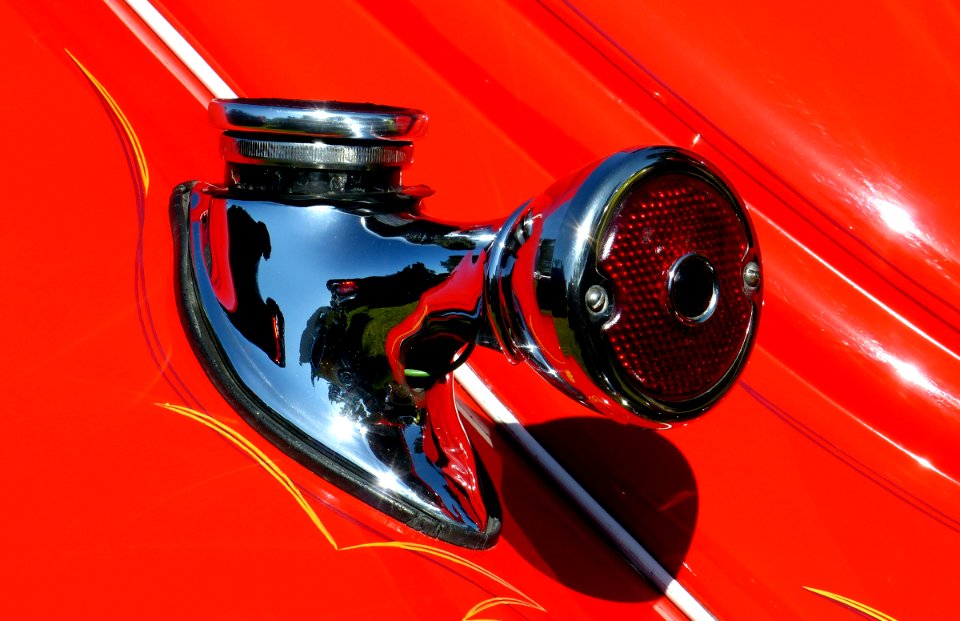 1935 Ford rear light.