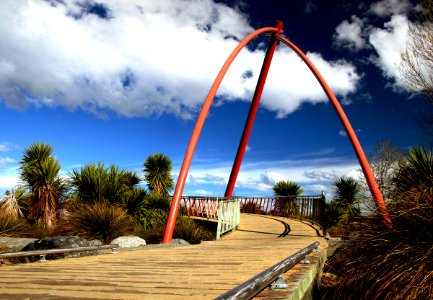 Footbridge Englield Reserve . photo