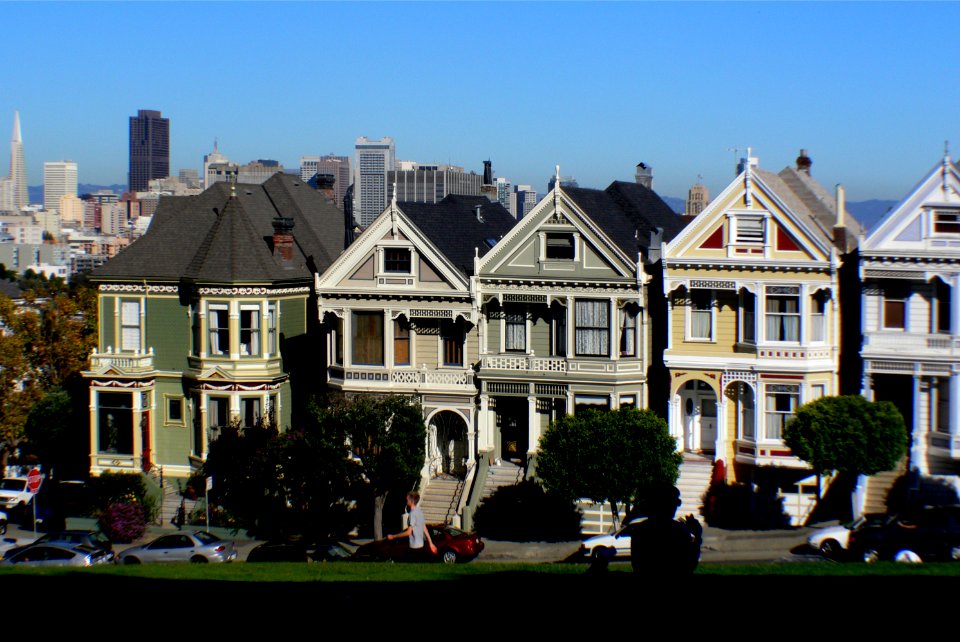 Painted ladies. San Francisco