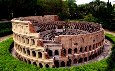 Colosseum Rome.Shenzhen.Theme park. photo