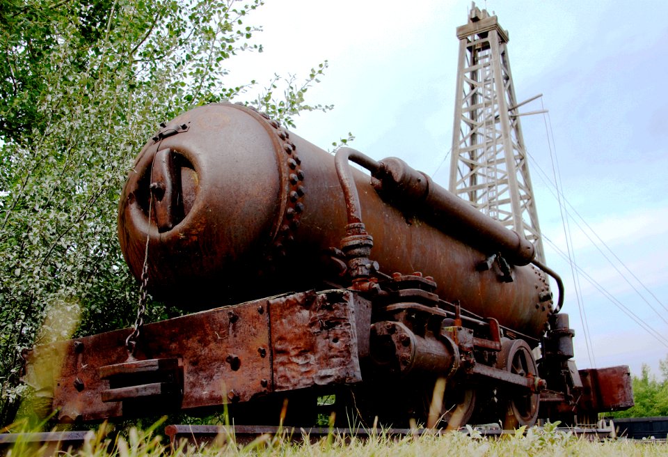 A rusty relic from the past.