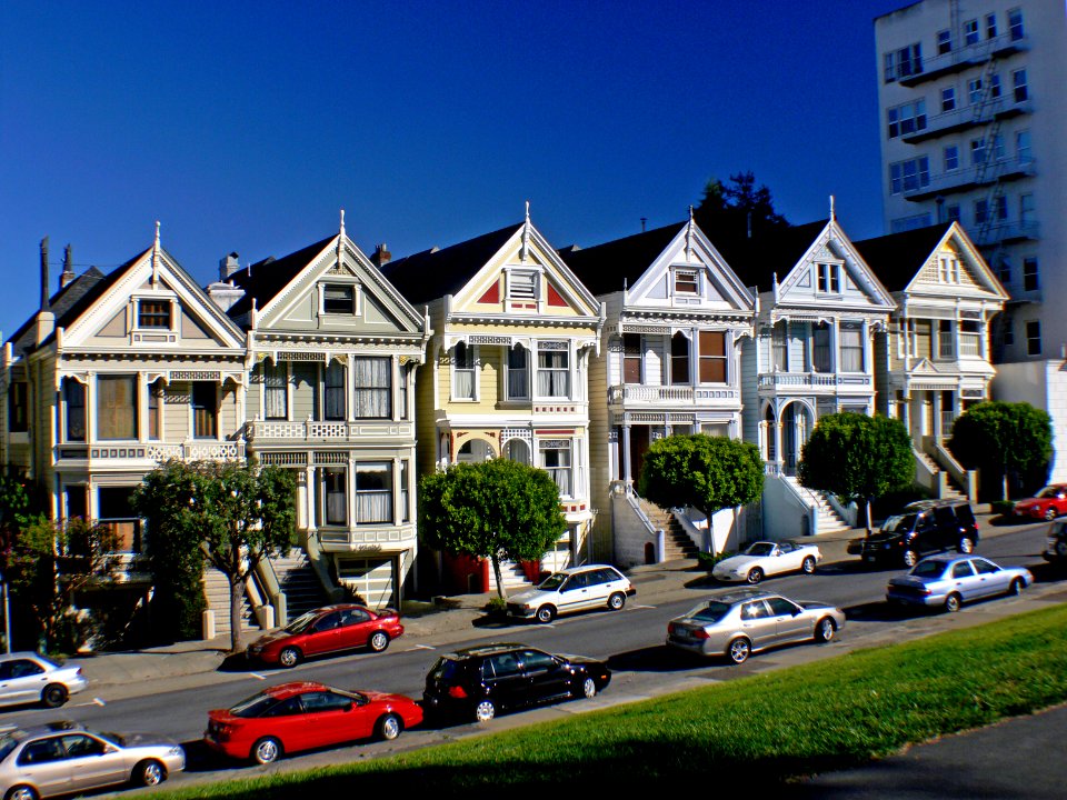 Painted Ladies Alamo Square.