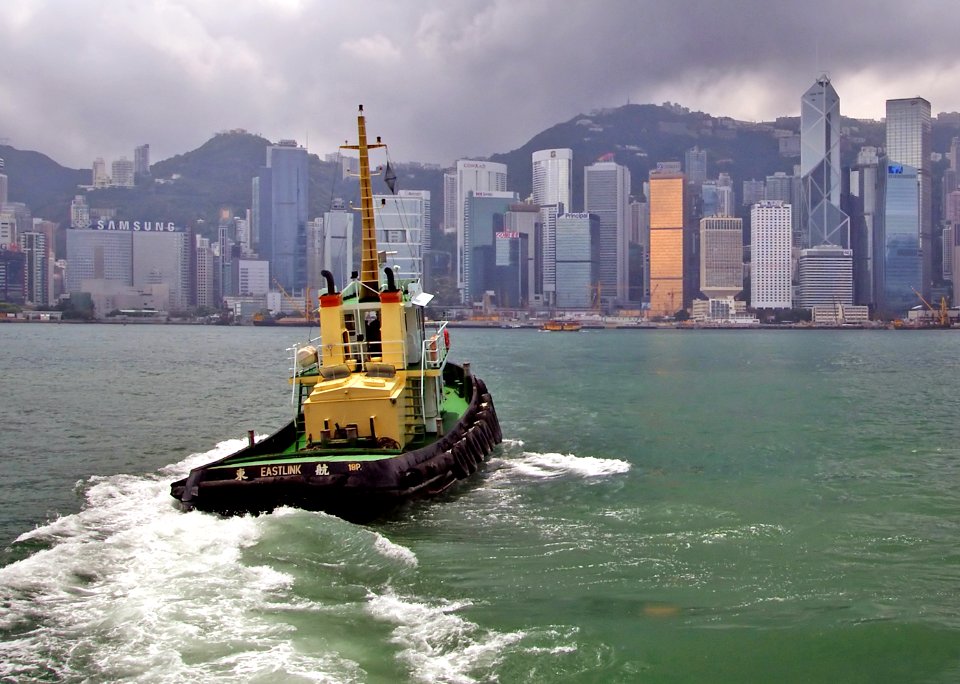Victoria Harbour, Hong Kong.