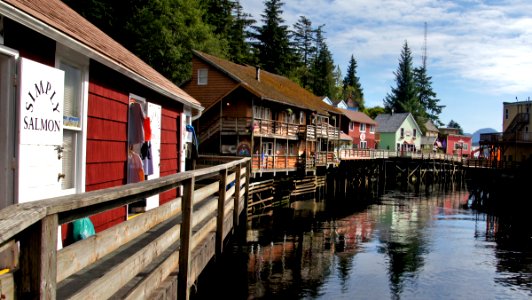 Ketchikan Creek Street Alaska. photo