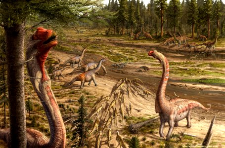 Artist rendition of Mill Canyon Trail
