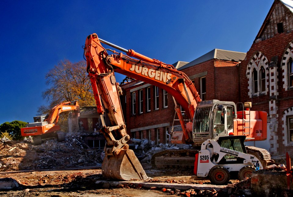 Christchurch  Girls High School. Earthquake damage.