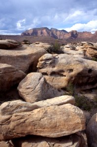 Close-up of canyon rocks photo