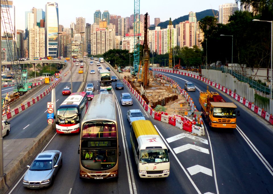 Street scene Causeway Bay HK.