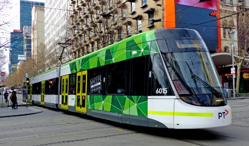 Melbourne Bombardier Trams. photo